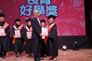 Personal Attendance award of the elder students
